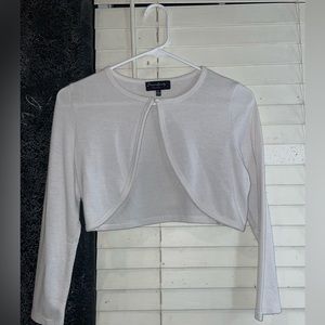 White coverup jacket